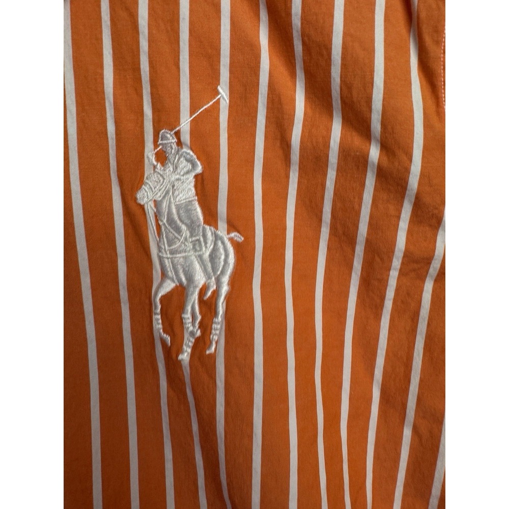 Ralph Lauren Black Label Striped Button-Up Shirt Big Pony Sz 2 Cotton Stretch - Picture 3 of 16